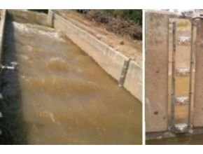 Measuring Dam Water Discharge with Open Channel Flow Meter