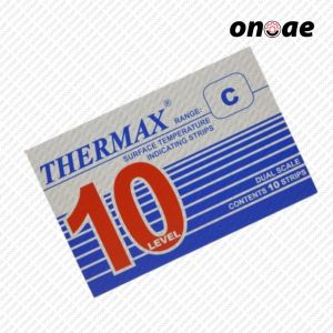 Irreversible Temperature label Thermax Level 10 Range C Indicator 132° - 182°C