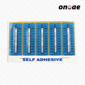Irreversible Temperature label Thermax Level 10 Range C Indicator 132° - 182°C Irreversible Temperature label Thermax Level 10 Range C Indicator 132° - 182°C
