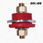Moroso Connector 74144 Red Thru Panel