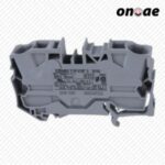 WAGO 2010-1201 2-Conductor Through Terminal Block 10 mm2 Gray